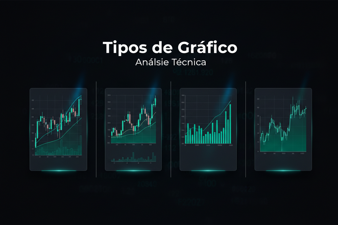 Tipos de Gráficos na Análise Técnica: Linha, Barras, Candlestick e Ponto e Figura