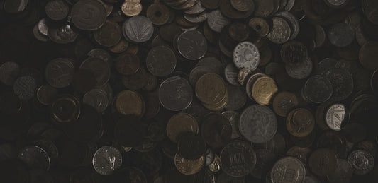 assorted-color-shape-and-denomination coin lot