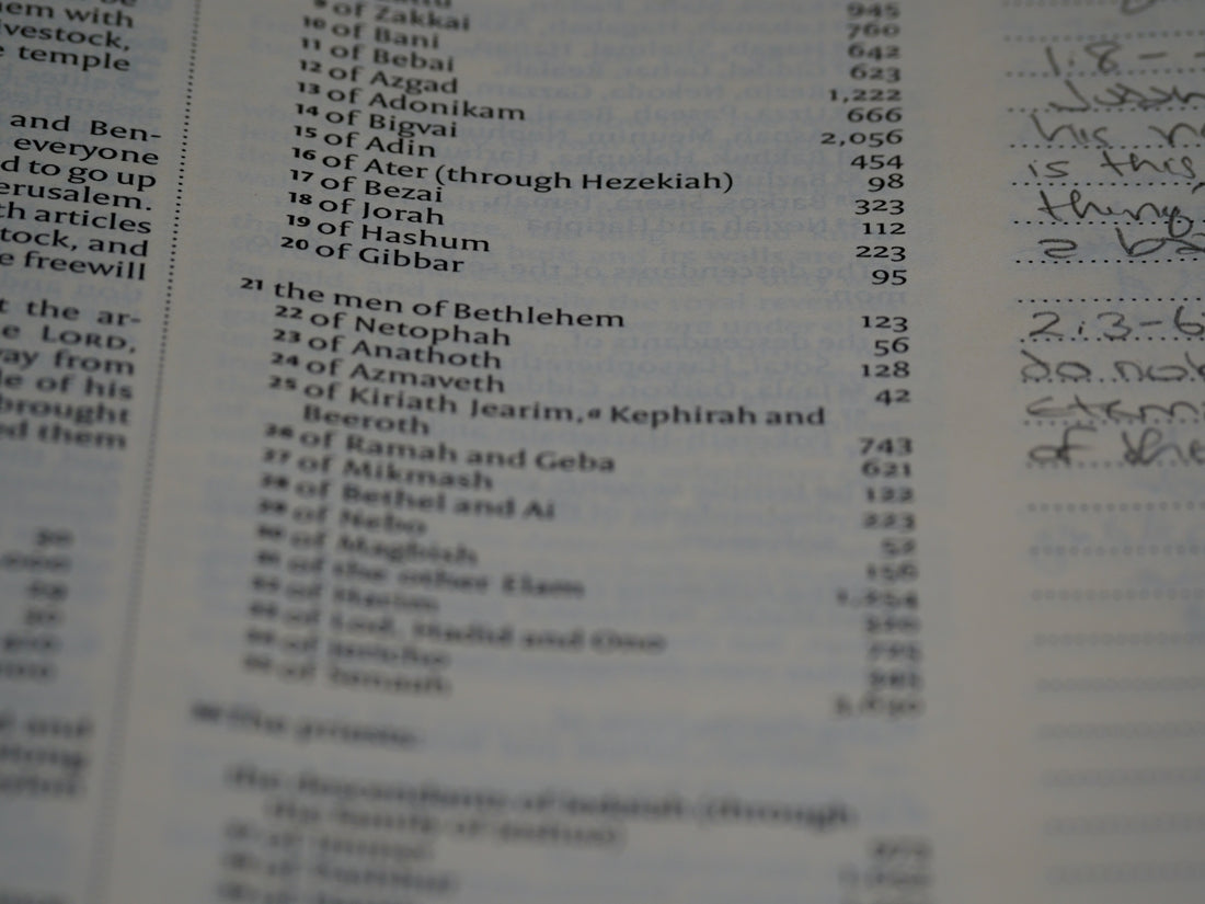 a close up of a book with a lot of writing on it