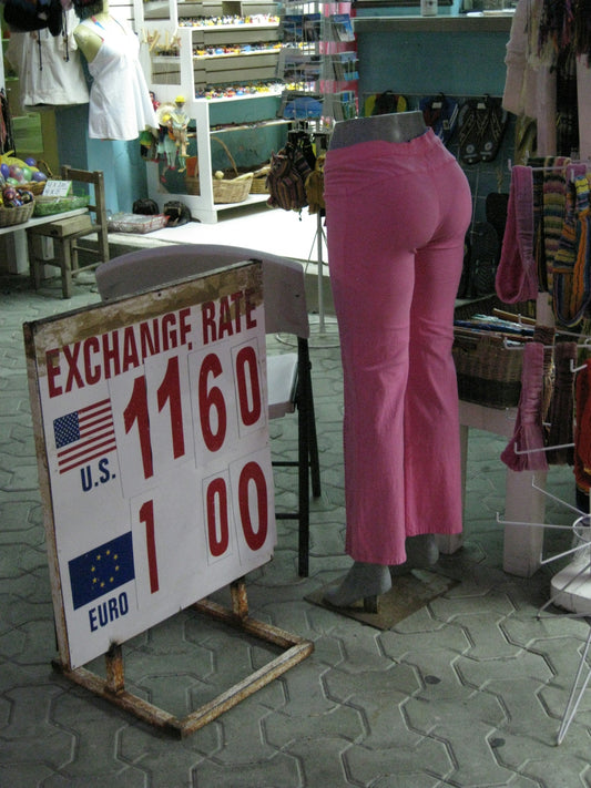 a sign in front of a store