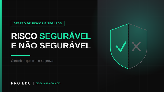 Risco segurável e não segurável: guia para o CFP