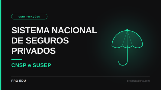 Sistema Nacional de Seguros Privados: CNSP e SUSEP