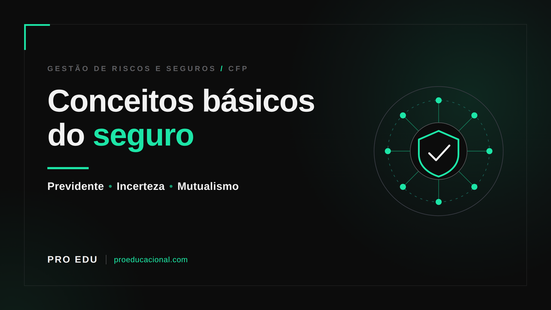Mutualismo no seguro: conceitos básicos para a prova