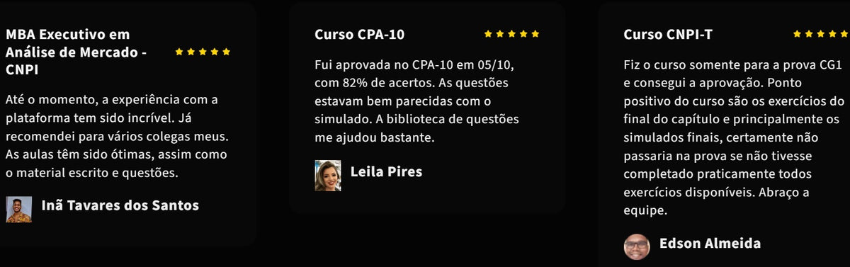 Depoimentos
